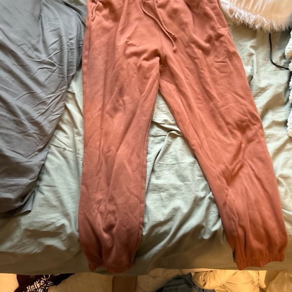 Soft, Reddish-brown pants from Costco. - Picture 2 of 5